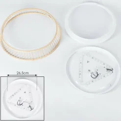 Luminaires Scandinaves-hofstein Plafonnier Quintinha LED Blanc, 1 lumière