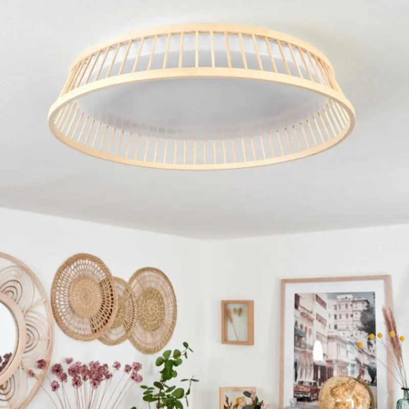 Luminaires Scandinaves-hofstein Plafonnier Quintinha LED Blanc, 1 lumière