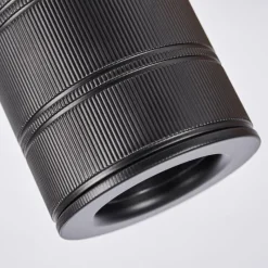 Lampes Vintages & Rétros-hofstein Plafonnier Raccuia Bois foncé, Noir, 4 lumières