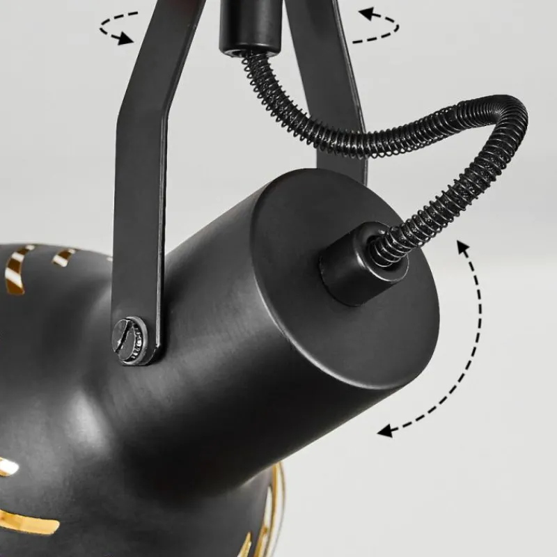 Lampes Dorées-hofstein Plafonnier Racolo Bois foncé, 1 lumière