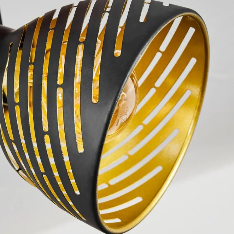 Lampes Dorées-hofstein Plafonnier Racolo Bois foncé, 1 lumière