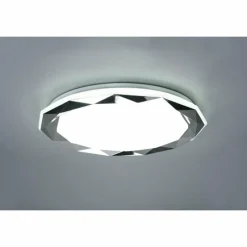 Luminaires Reality Plafonnier Reality Ando LED Chrome, 1 lumière, Télécommandes