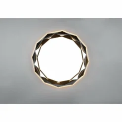 Luminaires Reality Plafonnier Reality Ando LED Chrome, 1 lumière, Télécommandes