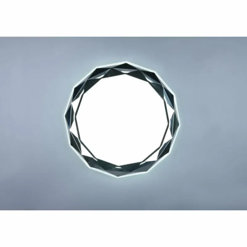 Luminaires Reality Plafonnier Reality Ando LED Chrome, 1 lumière, Télécommandes