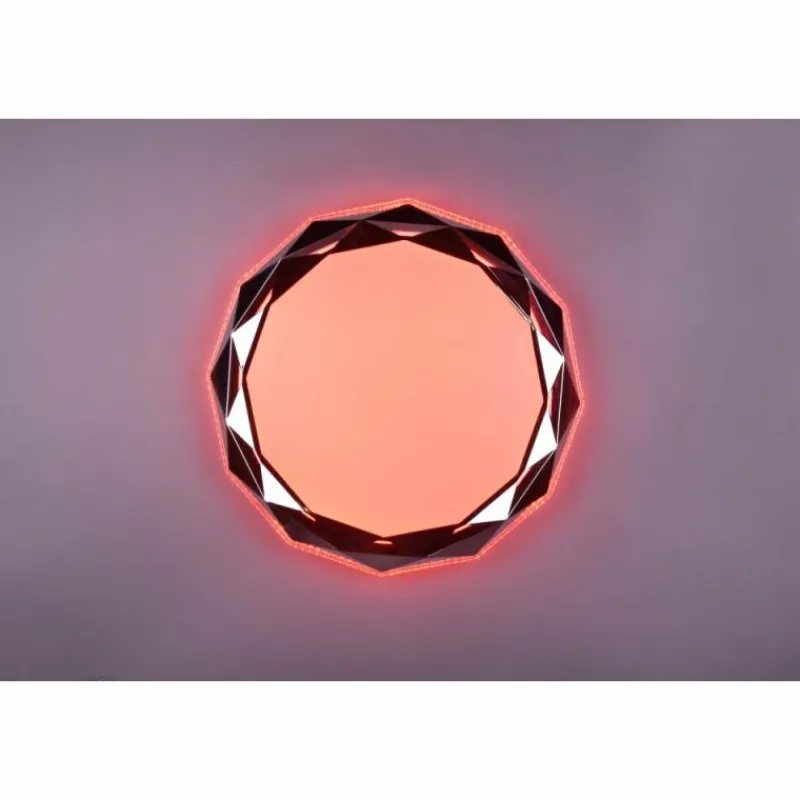 Luminaires Reality Plafonnier Reality Ando LED Chrome, 1 lumière, Télécommandes