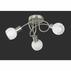 Luminaires Reality Plafonnier Reality Antibes Nickel mat, 3 lumières