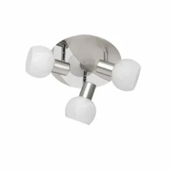 Luminaires Reality Plafonnier Reality Antibes Nickel mat, 3 lumières