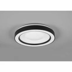 Luminaires Reality Plafonnier Reality Arco LED Noir, 1 lumière, Télécommandes, Changeur de couleurs* Éclairage Led