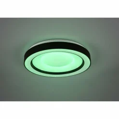 Luminaires Reality Plafonnier Reality Arco LED Noir, 1 lumière, Télécommandes, Changeur de couleurs* Éclairage Led