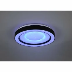 Luminaires Reality Plafonnier Reality Arco LED Noir, 1 lumière, Télécommandes, Changeur de couleurs* Éclairage Led