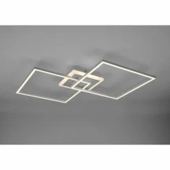 Luminaires Reality Plafonnier Reality Arribo LED Titane, 3 lumières, Télécommandes, Changeur de couleurs* Éclairage Led