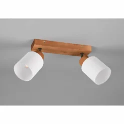 Lampes Vintages & Rétros-Luminaires Reality Plafonnier Reality Assam Écru, 2 lumières