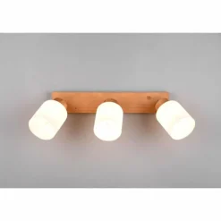 Lampes Vintages & Rétros-Luminaires Reality Plafonnier Reality Assam Écru, 3 lumières