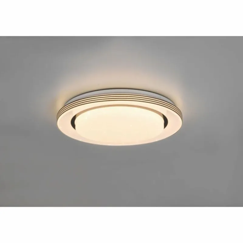 Luminaires Reality Plafonnier Reality Atria LED Noir, Blanc, 1 lumière, Télécommandes* Éclairage Led