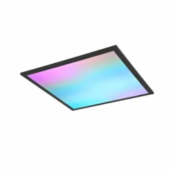 Luminaires Reality Plafonnier Reality BETA LED Noir, 1 lumière, Télécommandes, Changeur de couleurs* Éclairage Led