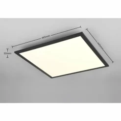 Luminaires Reality Plafonnier Reality BETA LED Noir, 1 lumière, Télécommandes, Changeur de couleurs* Éclairage Led