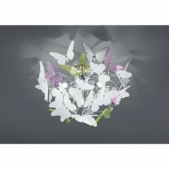 Luminaires Rustiques-Luminaires Reality Plafonnier Reality BUTTERFLY Chrome, 3 lumières