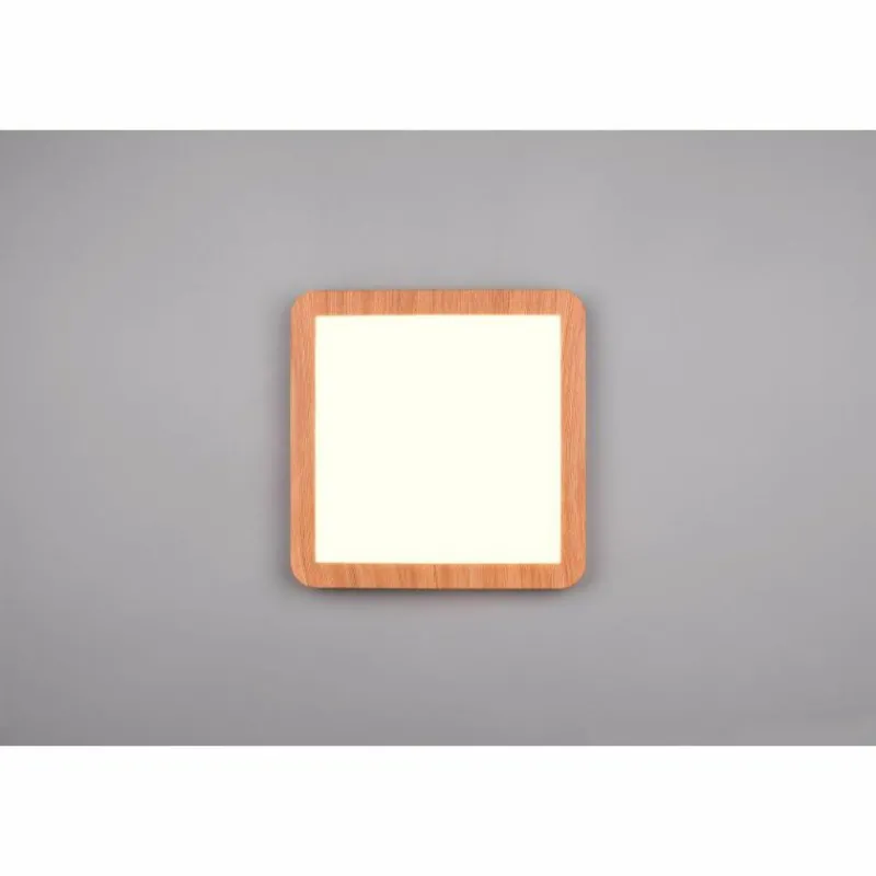 Lampes En Bois-Luminaires Reality Plafonnier Reality Camillus LED Couleur bois, Blanc, 1 lumière