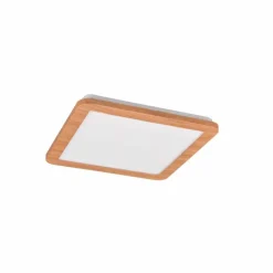 Lampes En Bois-Luminaires Reality Plafonnier Reality Camillus LED Couleur bois, Blanc, 1 lumière