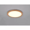 Lampes En Bois-Luminaires Reality Plafonnier Reality Camillus LED Couleur bois, Blanc, 1 lumière