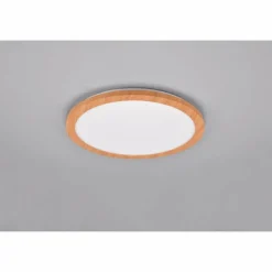 Lampes En Bois-Luminaires Reality Plafonnier Reality Camillus LED Couleur bois, Blanc, 1 lumière