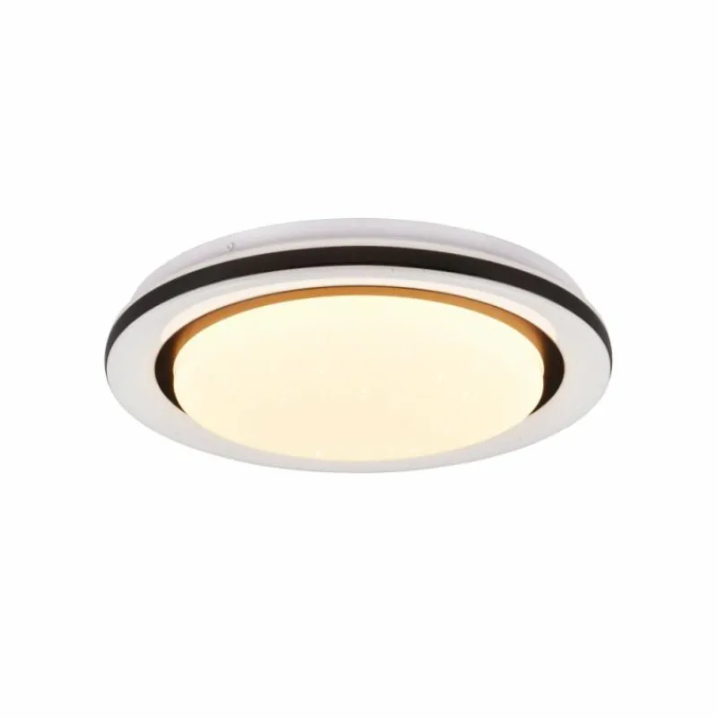 Luminaires Reality Plafonnier Reality Cartida LED Blanc, 1 lumière, Télécommandes, Changeur de couleurs* Éclairage Led