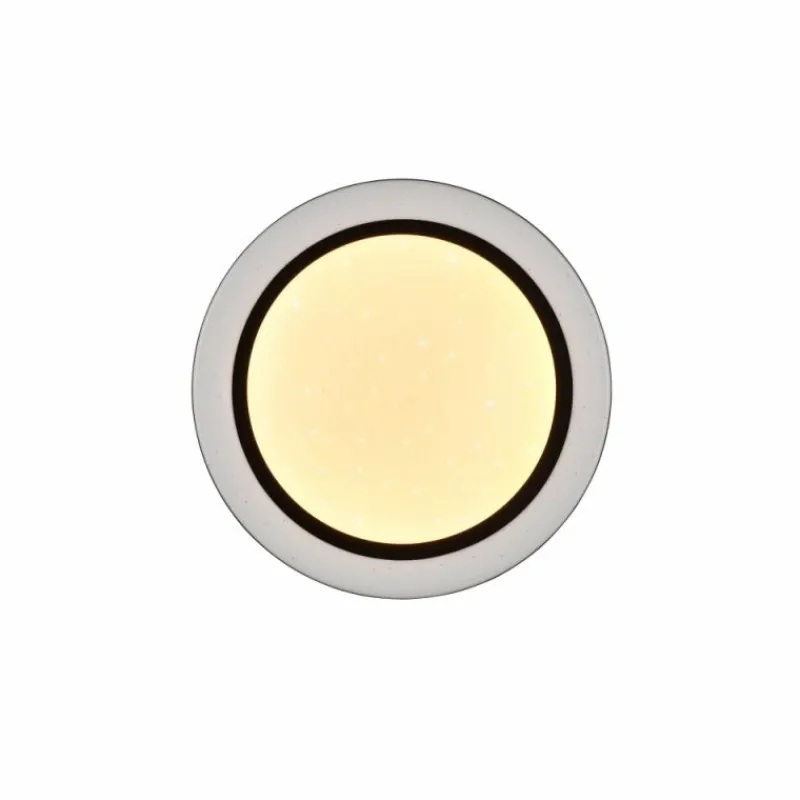 Luminaires Reality Plafonnier Reality Cartida LED Blanc, 1 lumière, Télécommandes, Changeur de couleurs* Éclairage Led