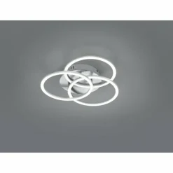 Luminaires Reality Plafonnier Reality Circle LED Nickel mat, 1 lumière, Télécommandes* Éclairage Led