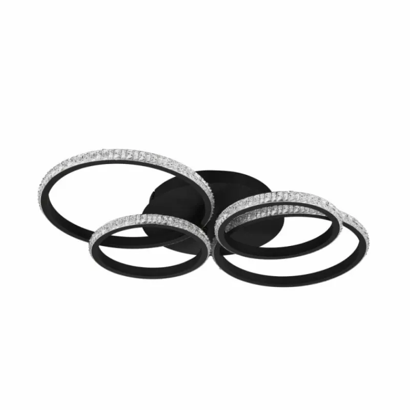 Luminaires Reality Plafonnier Reality CIRES LED Noir, 1 lumière* Éclairage Led