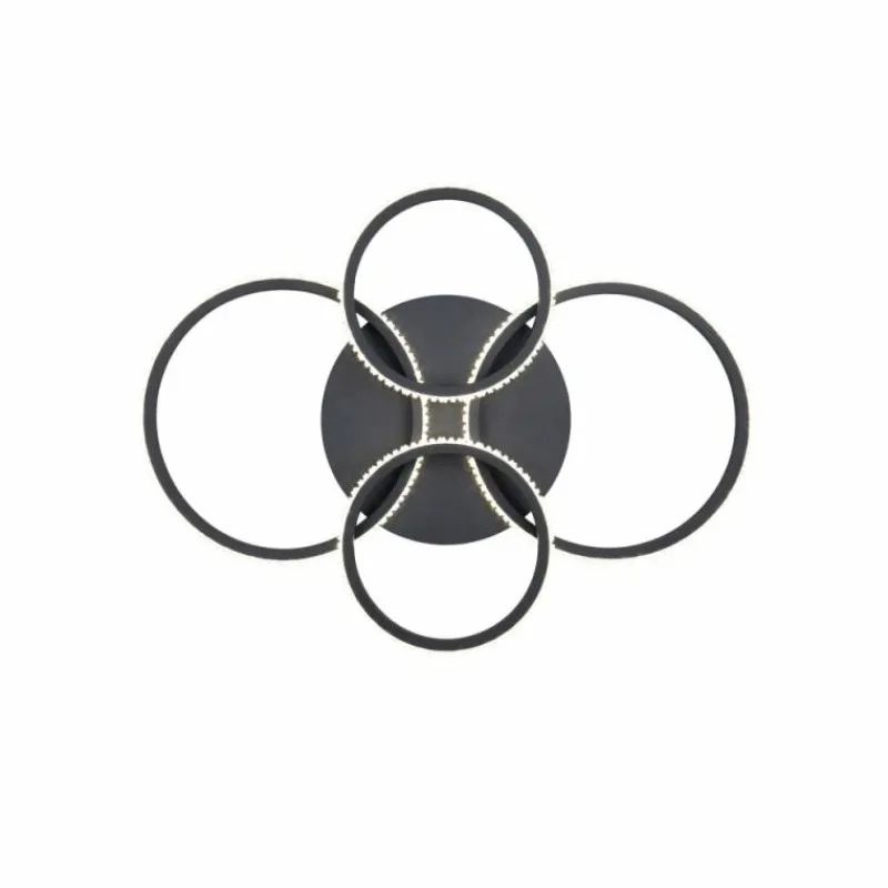 Luminaires Reality Plafonnier Reality CIRES LED Noir, 1 lumière* Éclairage Led