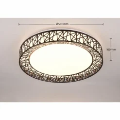 Luminaires Reality Plafonnier Reality CLUSTER LED Noir, 1 lumière, Télécommandes* Éclairage Led