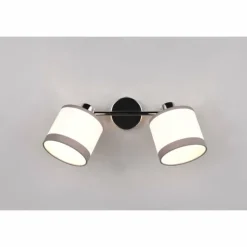 Lampes En Tissu-Luminaires Reality Plafonnier Reality DAVOS Chrome, 2 lumières