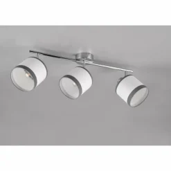 Lampes En Tissu-Luminaires Reality Plafonnier Reality DAVOS Chrome, 3 lumières