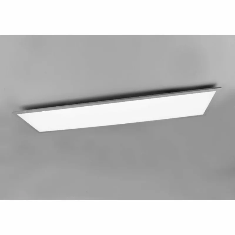 Luminaires Reality Plafonnier Reality Gamma LED Titane, 1 lumière, Télécommandes* Éclairage Led