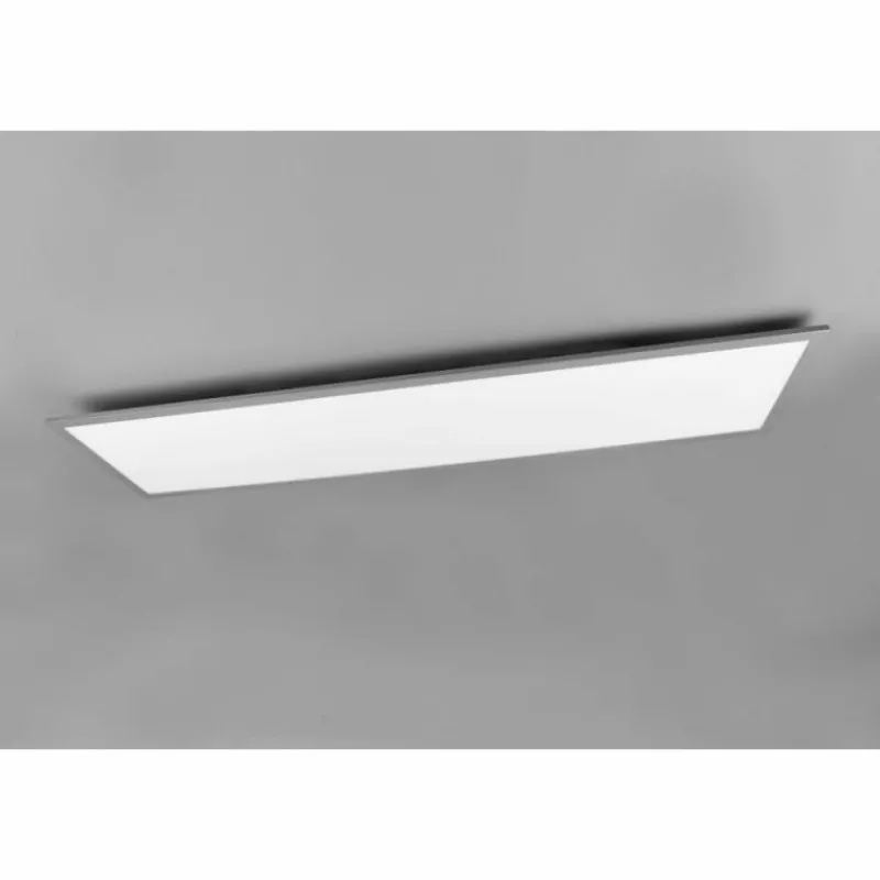 Luminaires Reality Plafonnier Reality Gamma LED Titane, 1 lumière, Télécommandes* Éclairage Led