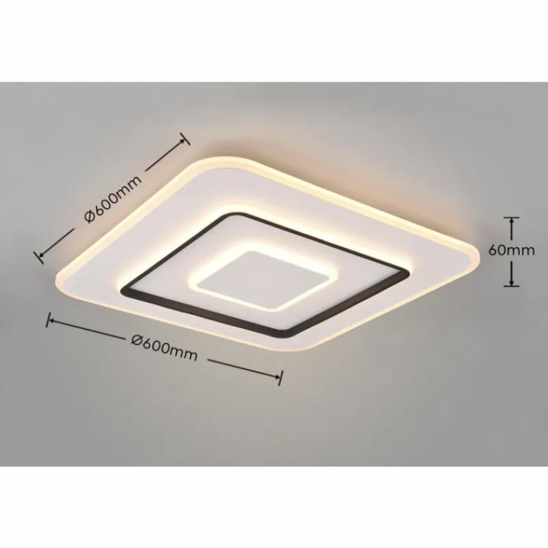 Luminaires Reality Plafonnier Reality JORA LED Blanc, 1 lumière, Télécommandes* Éclairage Led