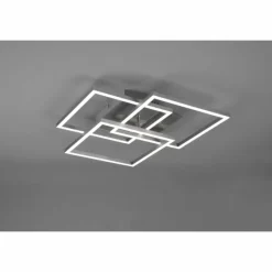 Luminaires Reality Plafonnier Reality Mobile LED Nickel mat, 1 lumière, Télécommandes* Éclairage Led