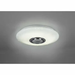 Luminaires Reality Plafonnier Reality Musica LED Blanc, 2 lumières, Télécommandes, Changeur de couleurs* Éclairage Led