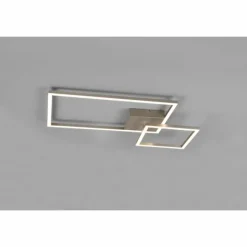 Luminaires Reality Plafonnier Reality Padella LED Nickel mat, 1 lumière* Éclairage Led