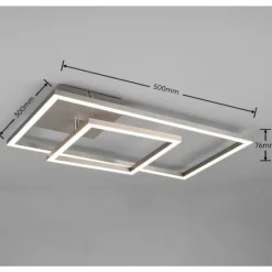 Luminaires Reality Plafonnier Reality Padella LED Nickel mat, 1 lumière* Éclairage Led
