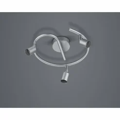 Luminaires Rustiques-Luminaires Reality Plafonnier Reality Paris Titane, 3 lumières