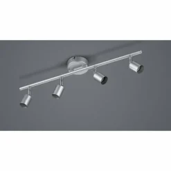 Luminaires Rustiques-Luminaires Reality Plafonnier Reality Paris Titane, 4 lumières