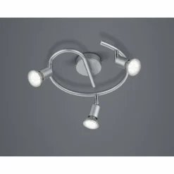 Luminaires Rustiques-Luminaires Reality Plafonnier Reality Paris Titane, 3 lumières