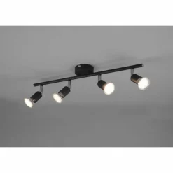 Luminaires Reality Plafonnier Reality Paris Noir, 4 lumières* Plafonniers