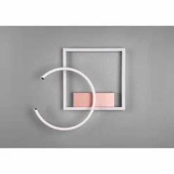 Lampes Dorées-Luminaires Reality Plafonnier Reality Pivot LED Or rose, 1 lumière