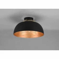 Lampes Dorées-Luminaires Reality Plafonnier Reality Punch Noir, 1 lumière