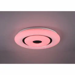 Luminaires Reality Plafonnier Reality Rana LED Noir, Blanc, 1 lumière, Télécommandes, Changeur de couleurs