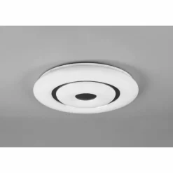 Luminaires Reality Plafonnier Reality Rana LED Noir, Blanc, 1 lumière, Télécommandes, Changeur de couleurs