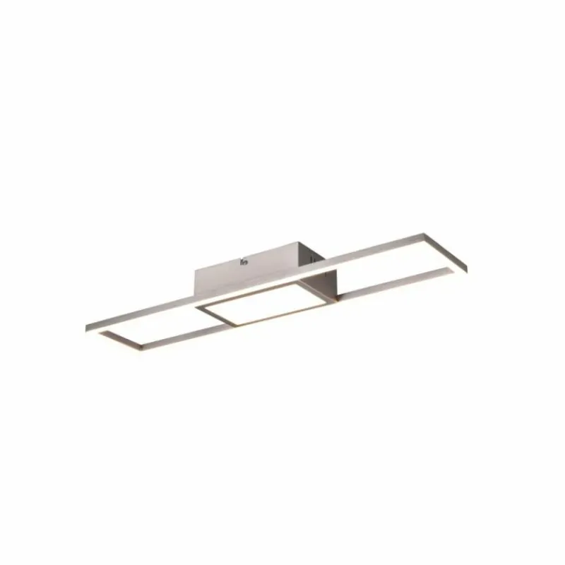 Luminaires Reality Plafonnier Reality Rigido LED Nickel mat, 1 lumière, Télécommandes* Éclairage Led