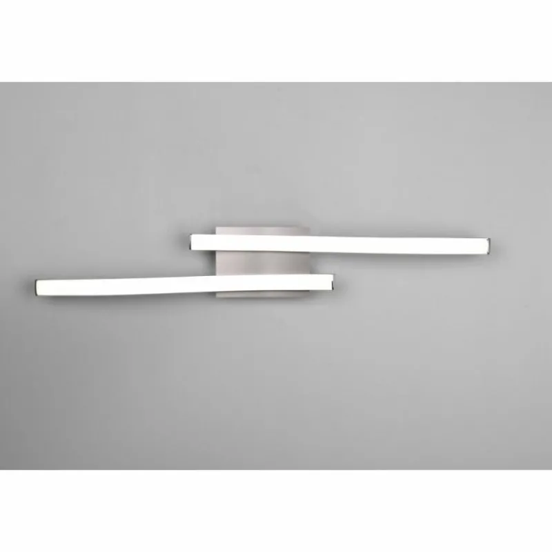 Luminaires Reality Plafonnier Reality Route LED Nickel mat, 2 lumières* Éclairage Led